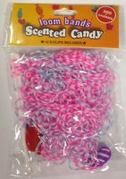 Scented Candy Crush And Sweet Loom Bands With Charms