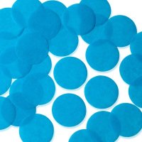 Turquoise 55mm Circular Tissue Confetti 250gm