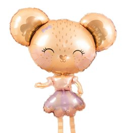 (image for) 36" Ballerina Mouse Foil Balloon