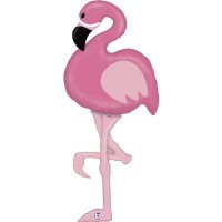 (image for) 5ft Pink Flamingo Shape Balloon