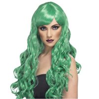 Green Desire Wigs With Fringe