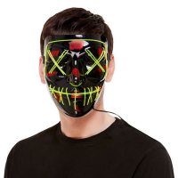 (image for) Neon Green Stitch Face Mask