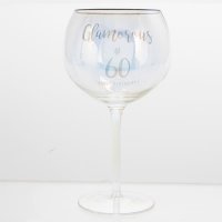 (image for) Glamorous At 60 Happy Birthday Gin Glass