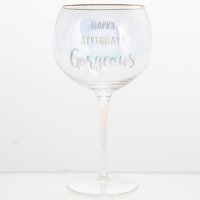 (image for) Happy Birthday Gorgeous Gin Glass