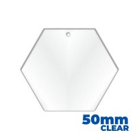 Acrylic Hexagon Blank 50mm