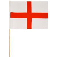 England Large Hand Flag with Stick