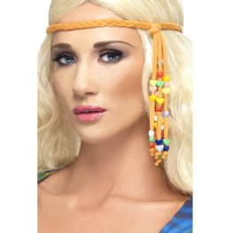 (image for) 1960s Hippie Beaded Headband