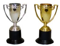 (image for) Gold and Silver Mini Trophies x12