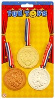 (image for) 3 Assorted Medals