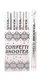 (image for) Silver Confetti Shooter Cannon 50cm With White Paper x1