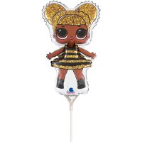 14" LOL Surprise Queen Bee Air Fill Mini Shape Balloons