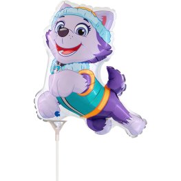 (image for) 14" Paw Patrol Everest Air Fill Foil Balloons