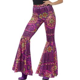 (image for) Ladies Psychedelic Flared Trousers