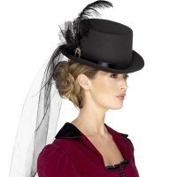 Deluxe Ladies Victorian Top Hats
