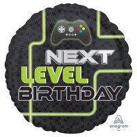 18" Next Level Birthday Foil Balloons