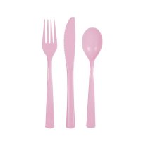 (image for) Lovely Pink Assorted Cutlery 18pk