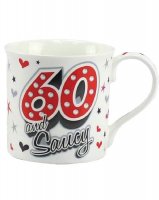 (image for) 60 And Saucy Fine China Mug