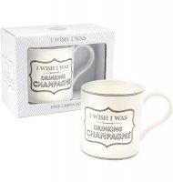 Wish I Was Drinking Champagne Mug
