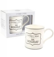 Wish I Was On Holiday Mug