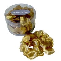 Metallic Gold Rose Petals 150pcs