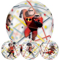 The Incredibles 2 Clear Orbz Foil Balloons