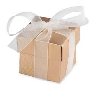 (image for) Gold Favour Box With Lid x10