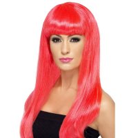 (image for) Neon Pink Babelicious Wigs