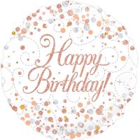 (image for) 18" Sparkling Fizz Birthday Foil Balloons
