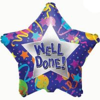 18" Well Done Foil Balloons