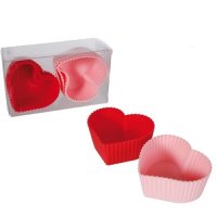 Silicone Heart Cup Cake Holders