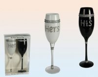 His And Hers Champagne Glasses