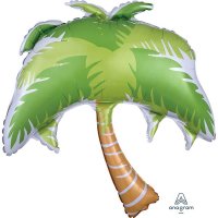 Summer Scene Palm Tree Shape Balloons
