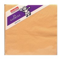 (image for) Peach Napkins 6 Packs Of 20