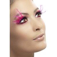 (image for) Pink Feathered Eyelashes
