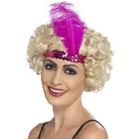 Pink Flapper Headbands