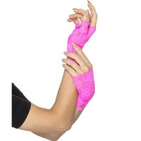 (image for) Pink Fingerless Lace Gloves