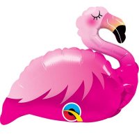(image for) 14" Pink Flamingo Air Filled Balloons
