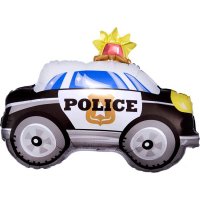 18" On The Road Police Car Junior Shape Foil Balloons