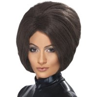 (image for) Back To The 90's Posh Power Short Brown Wigs