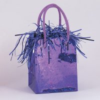 Purple Gift Bag Weights