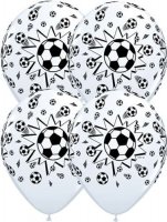 (image for) 11" Football Latex Balloons 50pk