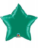 (image for) 20" Emerald Green Star Foil Balloon