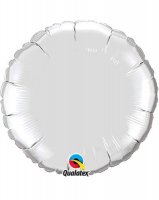 (image for) 36" Silver Round Foil Balloon