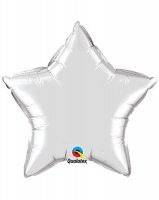 (image for) 4" Silver Star Foil Balloon