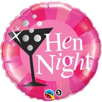 (image for) 18" Hen Night Pink Foil Balloons