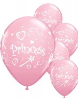 (image for) 11" Princess Latex Balloons 6pk
