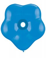 6" Dark Blue GEO Blossom Latex Balloons 50pk