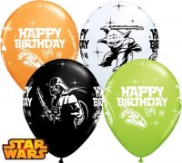 (image for) 11" Star Wars Birthday Latex Balloons 25pk