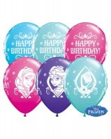 11" Frozen Birthday Latex Balloons 25pk