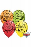 11" Lightning McQueen Latex Balloons 25pk